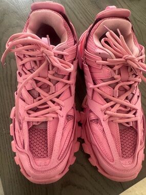 Balenciaga Track Sneakers Pink Men’s Size 12 Authentic No Box